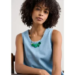 Seasalt Cornwall Collaged Shapes Geometric Beaded Necklace | Women Jewellery
