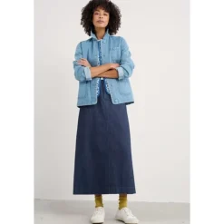 Seasalt Cornwall Fruit Tree Midi Denim Skirt | Women Skirts