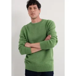 Seasalt Cornwall Men's Moorstone Knitted Organic Cotton Jumper | Knitwear