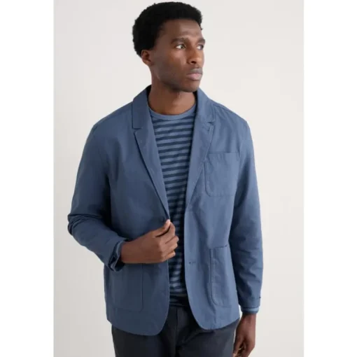 Seasalt Cornwall Men's Towen Organic Cotton Blazer | Coats & Jackets