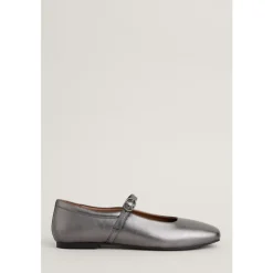 Seasalt Cornwall On The Wing Leather Ballet Shoes | Women Shoes