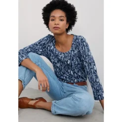 Seasalt Cornwall Penhollow Top in GOTS-Certified Organic Cotton Jersey | Women Tops