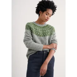 Seasalt Cornwall Port Kinnis Fair Isle Jumper With Merino | Women Knitwear