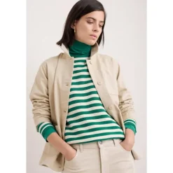 Seasalt Cornwall Reading Rocks Denim Jacket | Women Coats & Jackets