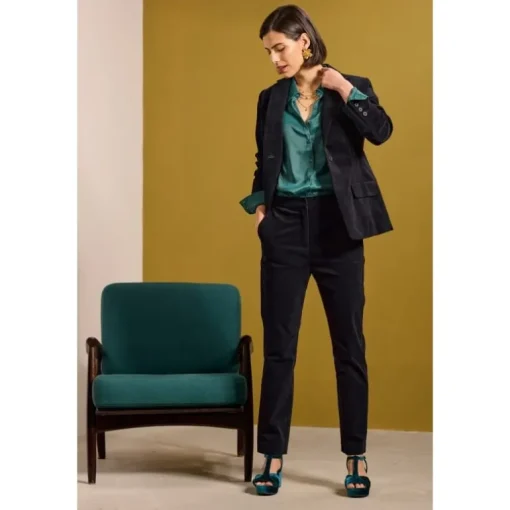 Seasalt Cornwall Star Rock Cotton Moleskin Tapered Trousers | Women Trousers & Leggings