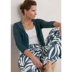 Seasalt Cornwall Sweet Day Cotton Cardigan | Women Knitwear
