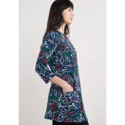 Seasalt Cornwall Tall Waves Jersey Tunic | Women Tunics