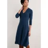 Seasalt Cornwall Trebarwith Knitted Midi Dress in GOTS-Certified Organic Cotton | Women Dresses