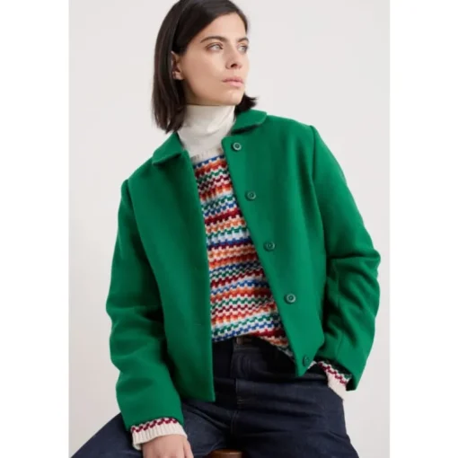 Seasalt Cornwall West Moor Wool-Blend Worker Jacket | Women Coats & Jackets