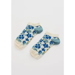 Seasalt Cornwall Women's Arty Organic Cotton Trainer Socks | Women Socks & Tights